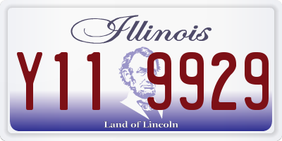 IL license plate Y119929