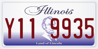 IL license plate Y119935