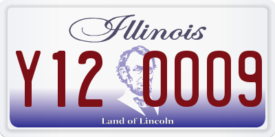 IL license plate Y120009
