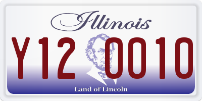 IL license plate Y120010
