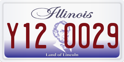 IL license plate Y120029