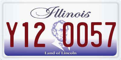 IL license plate Y120057