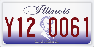 IL license plate Y120061