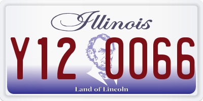 IL license plate Y120066