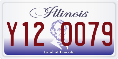 IL license plate Y120079