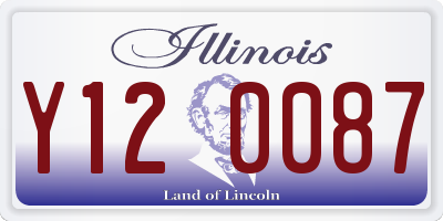 IL license plate Y120087