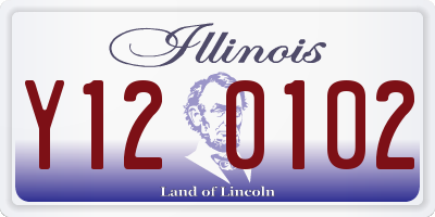 IL license plate Y120102