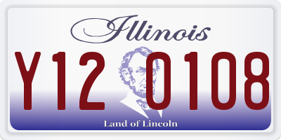 IL license plate Y120108