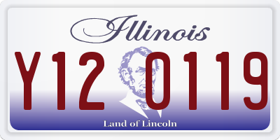 IL license plate Y120119