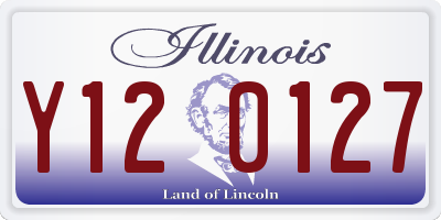 IL license plate Y120127