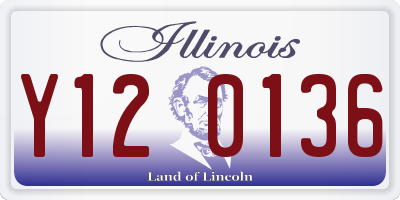 IL license plate Y120136
