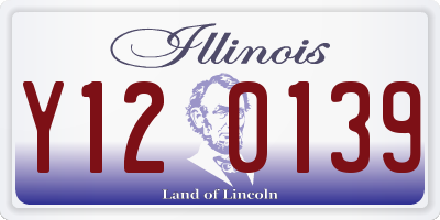IL license plate Y120139