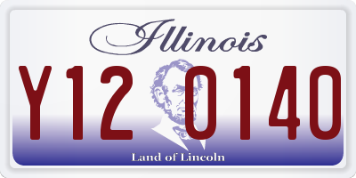 IL license plate Y120140
