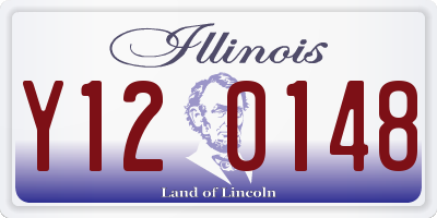 IL license plate Y120148