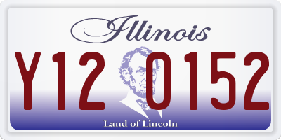 IL license plate Y120152