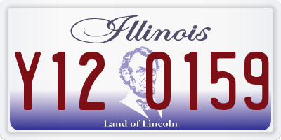 IL license plate Y120159