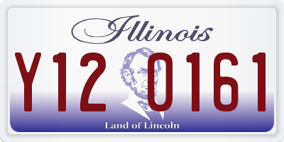 IL license plate Y120161