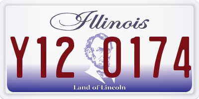 IL license plate Y120174