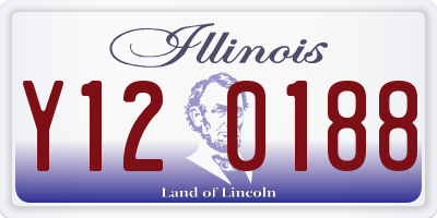 IL license plate Y120188