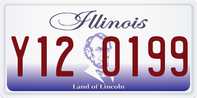 IL license plate Y120199
