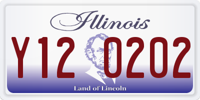 IL license plate Y120202