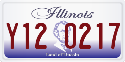 IL license plate Y120217