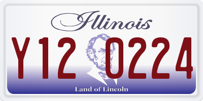 IL license plate Y120224