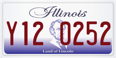 IL license plate Y120252