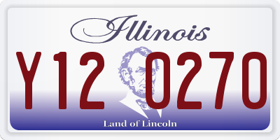IL license plate Y120270