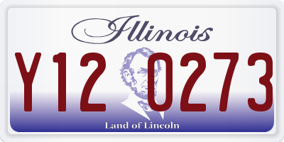IL license plate Y120273