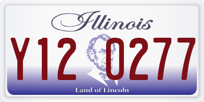 IL license plate Y120277