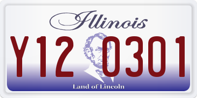 IL license plate Y120301