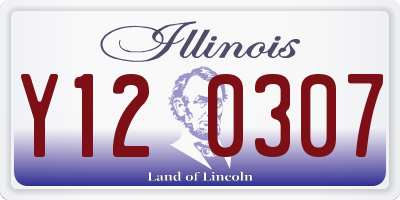 IL license plate Y120307