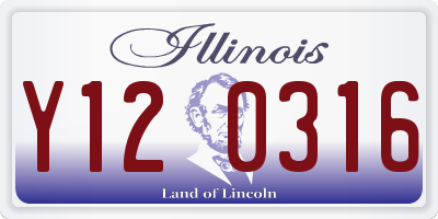 IL license plate Y120316