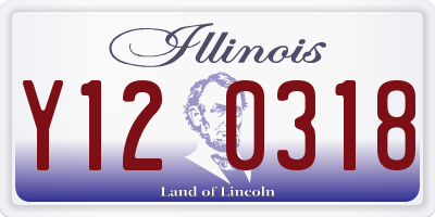 IL license plate Y120318