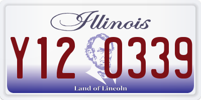 IL license plate Y120339
