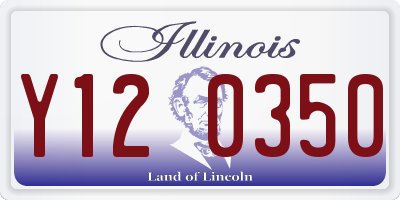IL license plate Y120350