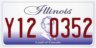 IL license plate Y120352
