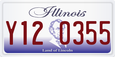 IL license plate Y120355