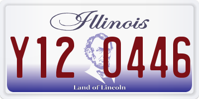IL license plate Y120446