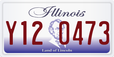 IL license plate Y120473