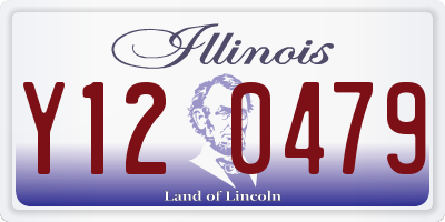 IL license plate Y120479