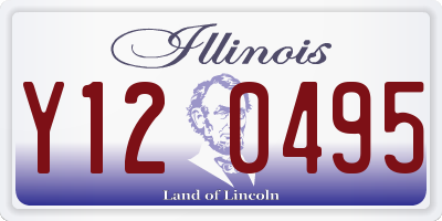 IL license plate Y120495