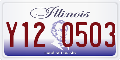 IL license plate Y120503