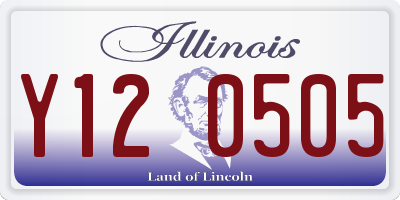 IL license plate Y120505