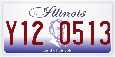 IL license plate Y120513