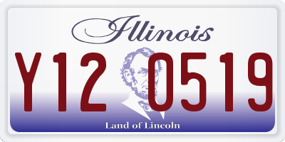 IL license plate Y120519