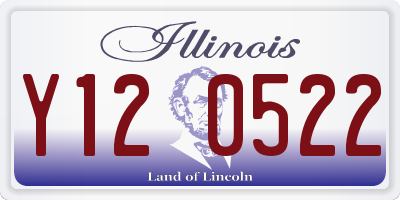 IL license plate Y120522