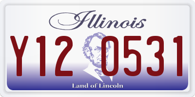 IL license plate Y120531