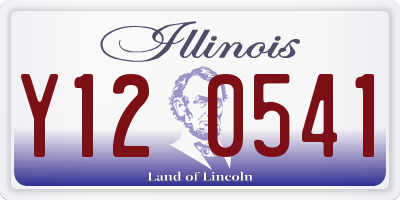 IL license plate Y120541